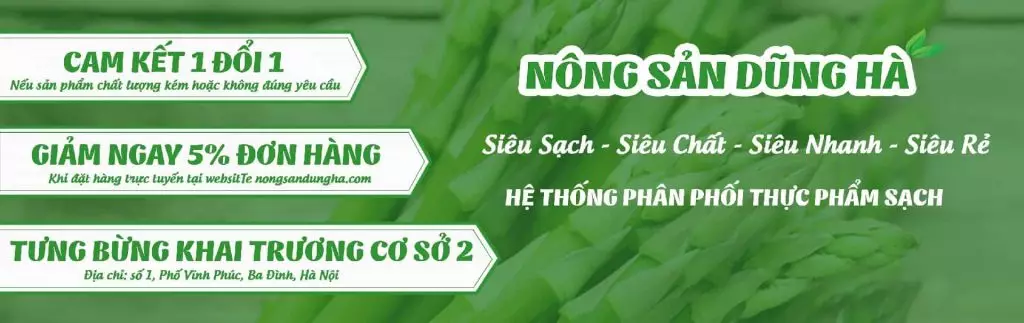 banner nong san sach dung ha