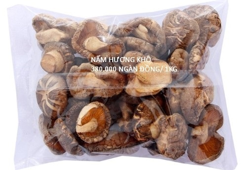 Giá nấm hương khô bao nhiêu tiền 1kg tại Hà Nội?