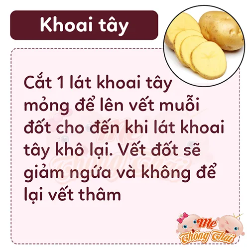 khoai tay làm giam vet tham