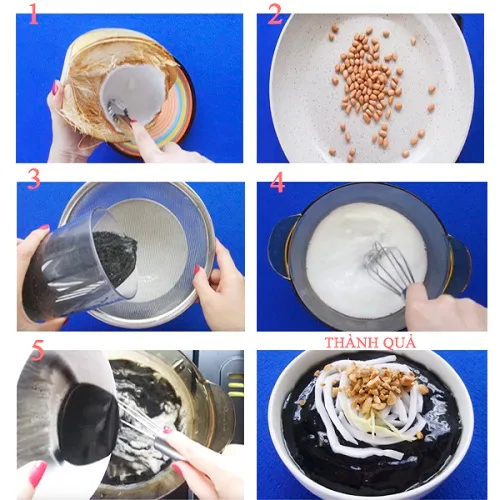 bột sắn dây nấu chè