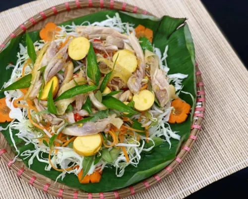 gỏi gà bắp cải