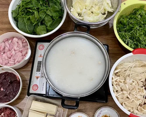 Hàm lượng dưỡng chất của lẩu cháo