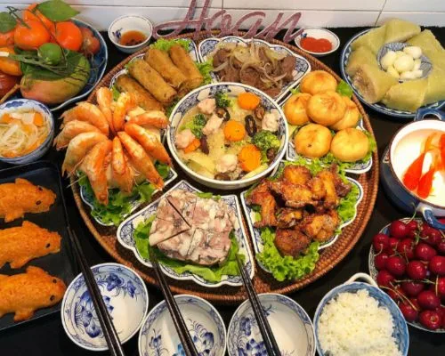 Mâm cỗ cúng ông công ông táo
