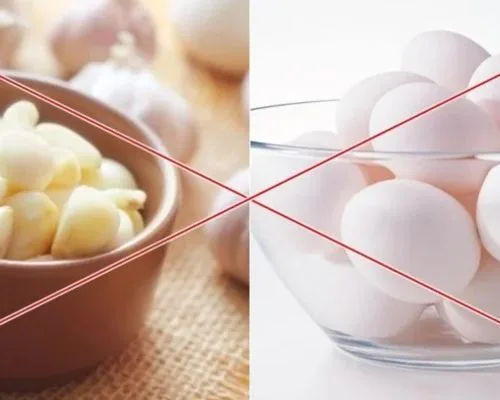 Tỏi kỵ trứng