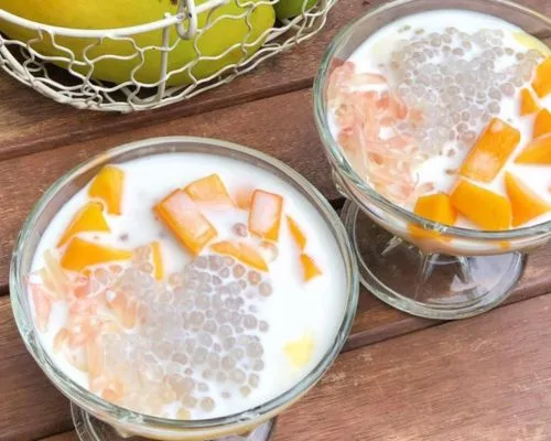 Chè xoài bột báng