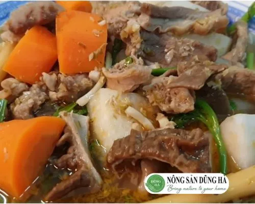 Lẩu bò hầm sả