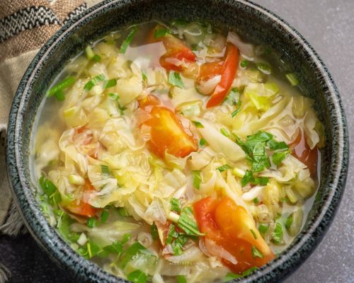 Canh trứng bắp cải